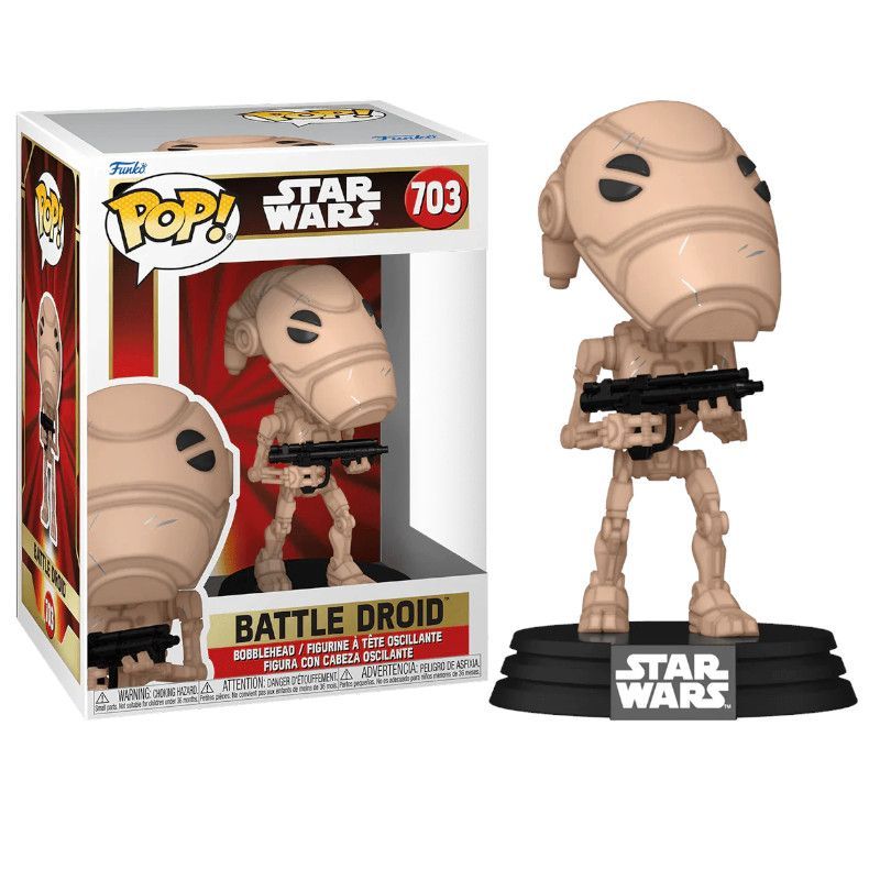 Funko Pop! Star Wars: Episode I - The Phantom Menace - Battle Droid 703