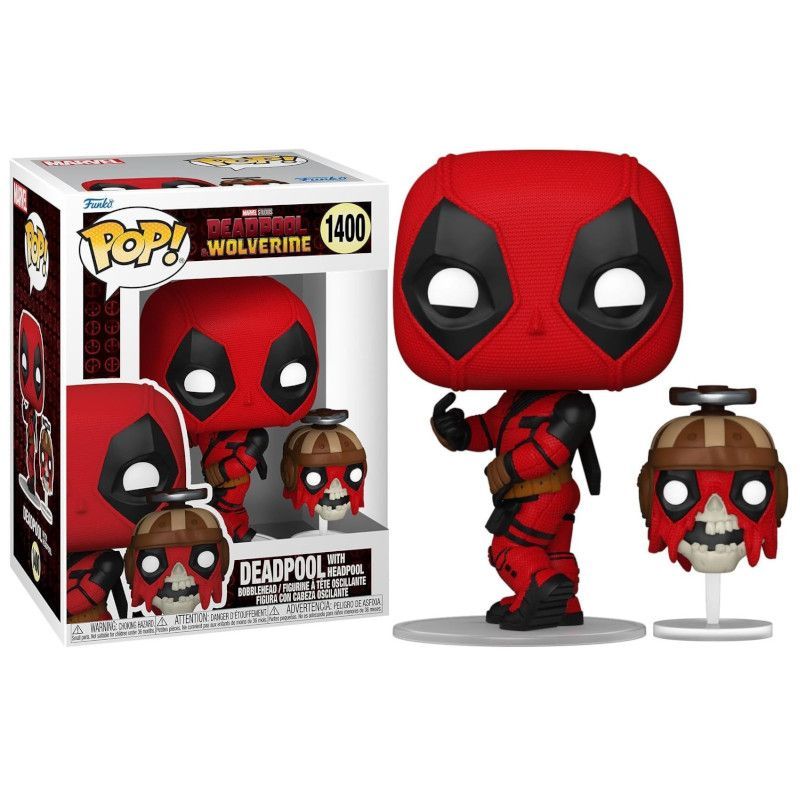 Funko Pop! Marvel: Deadpool & Wolverine - Deadpool with Headpool 1400