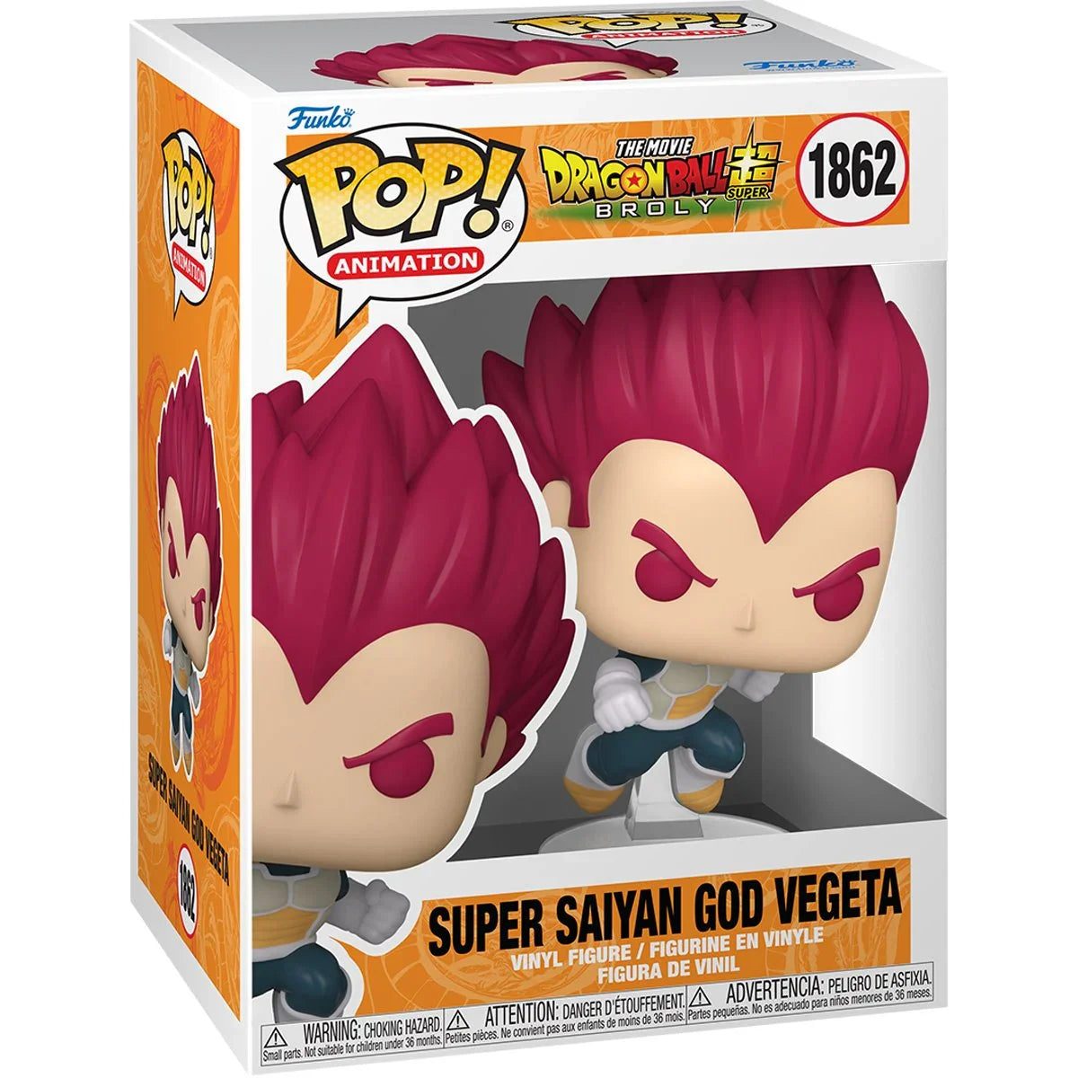Funko Pop! Dragon Ball Super: Broly - Super Saiyan Vegeta God 1862