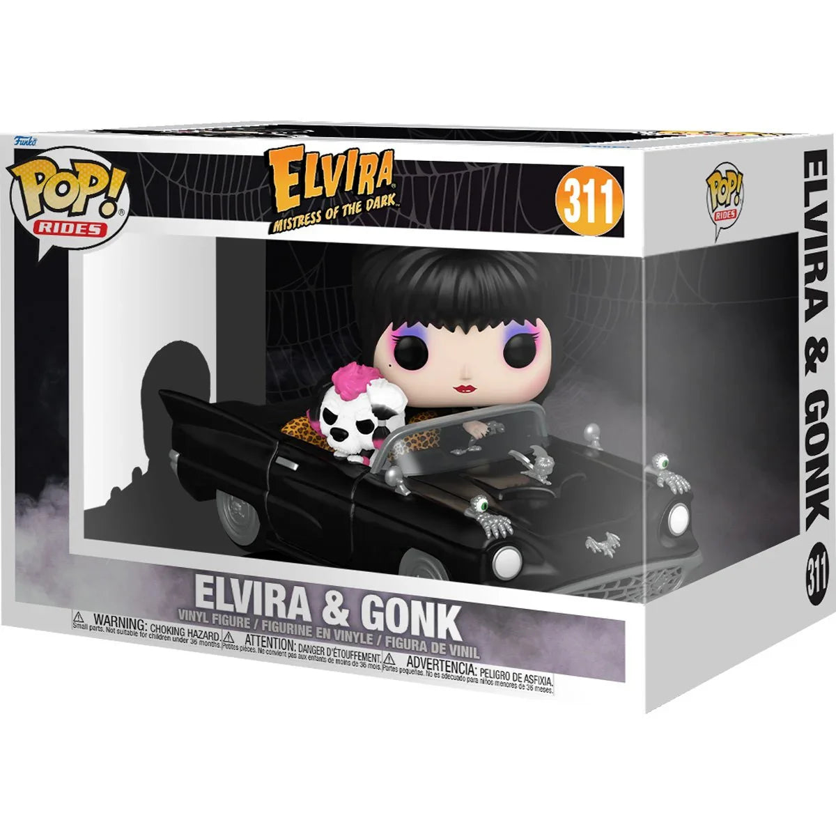 Funko Pop! Movies: Elvira Mistress of the Dark - Elvira & Gonk 311 - RIDE