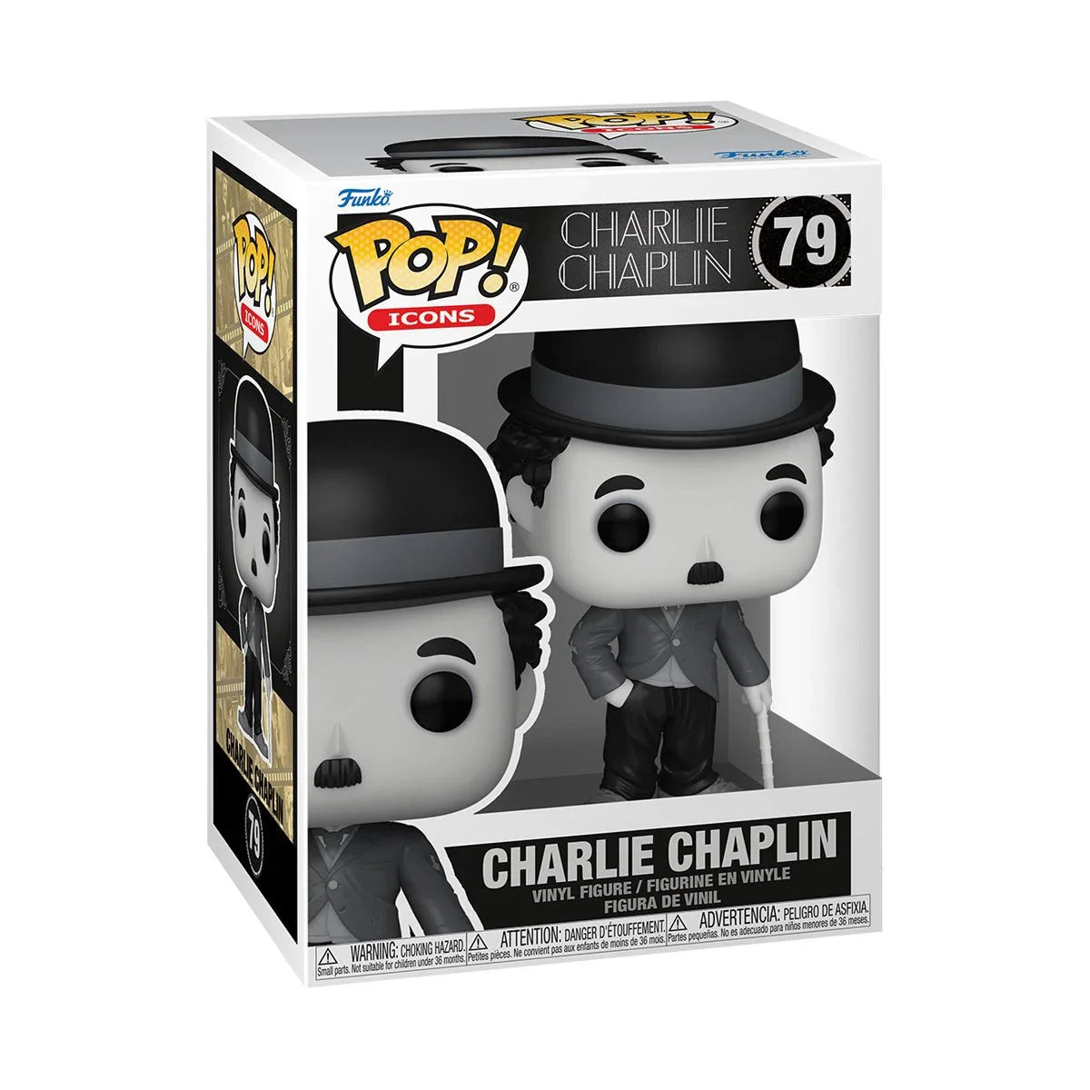 Funko Pop! Icons: Charlie Chaplin - Charlie Chaplin 79