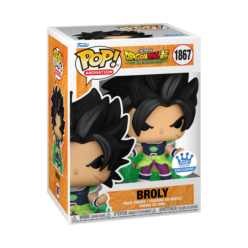 Funko Pop! Anime: Dragon ball Super The Movie - Broly 1867 - FunkoShop Exclusive