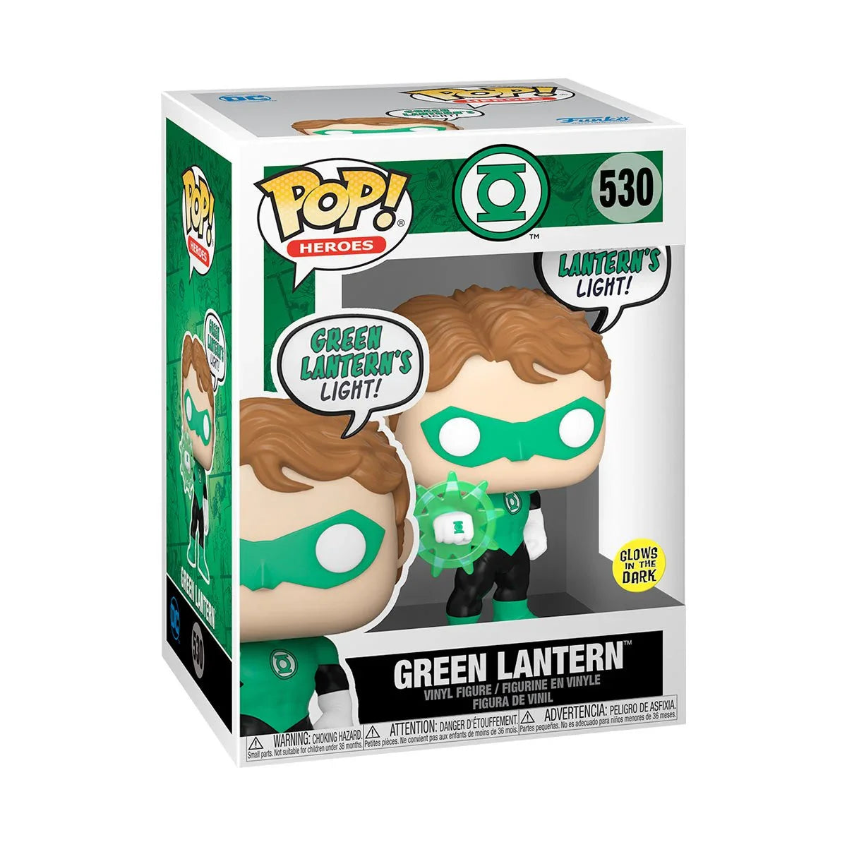 Funko Pop! DC: Heroes - Green Lantern 530 (Glows in the Dark)