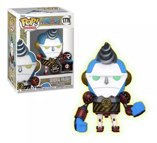 Funko Pop! Anime: One Piece | East Blue - General Franky 1776 - Chalice Collectibles (CHASE) (Glows in the Dark)