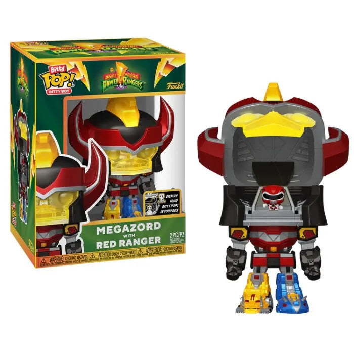 Funko Pop! Mighty Morphin Power Rangers - Megazord with Red Ranger