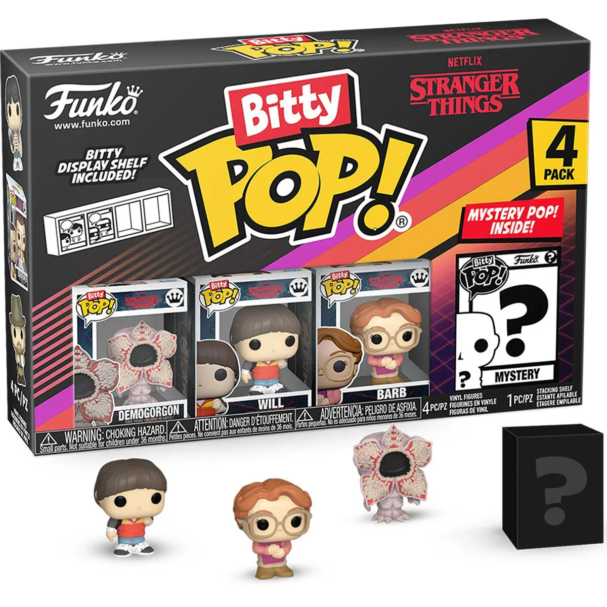 Funko BITTY Pop! Stranger Things (Season 1) - 4pack (Demogorgon)