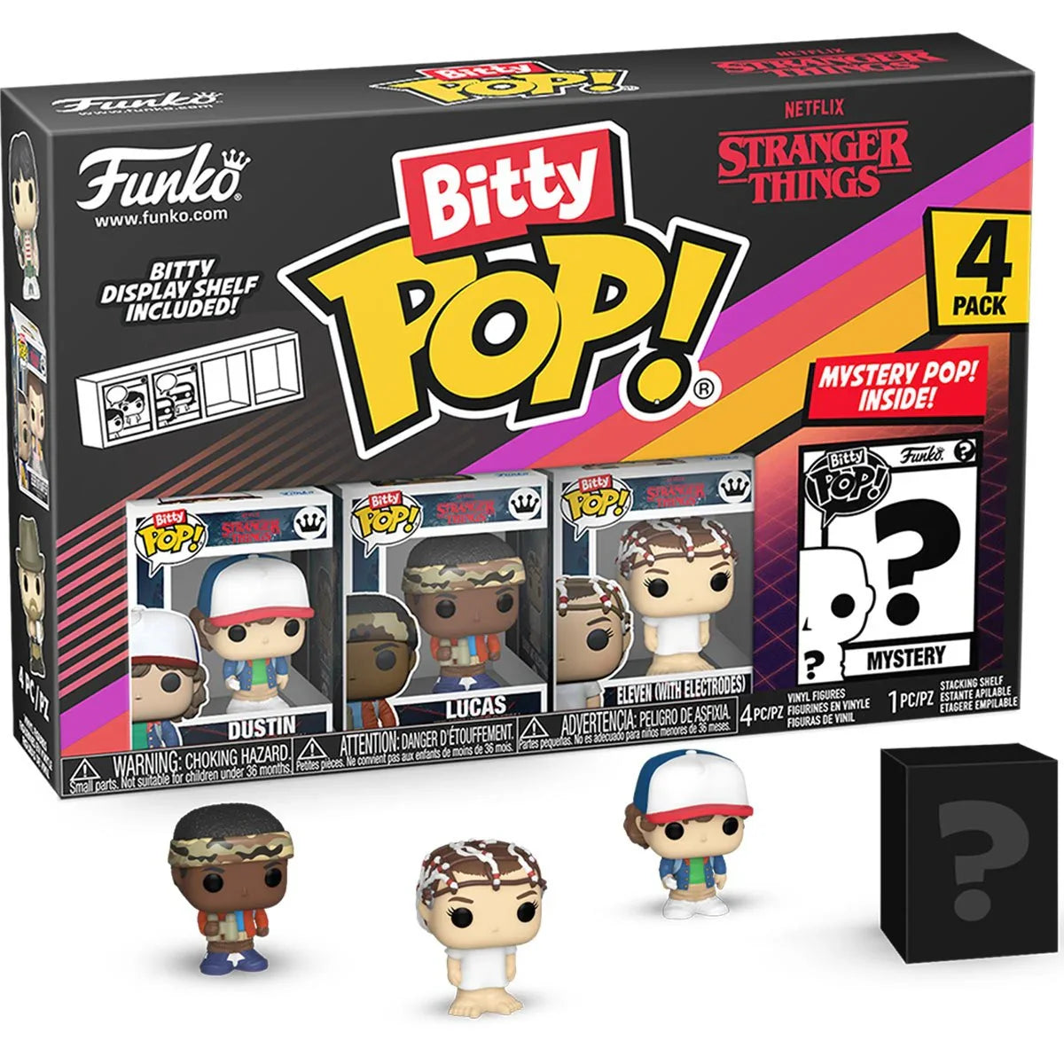 Funko BITTY Pop! Stranger Things (Season 1) - 4pack (Dustin)