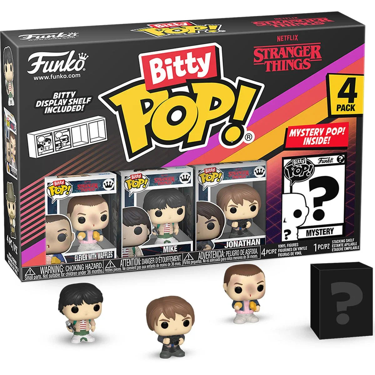 Funko BITTY Pop! Stranger Things (Season 1) - 4pack (Eleven with Waffles)