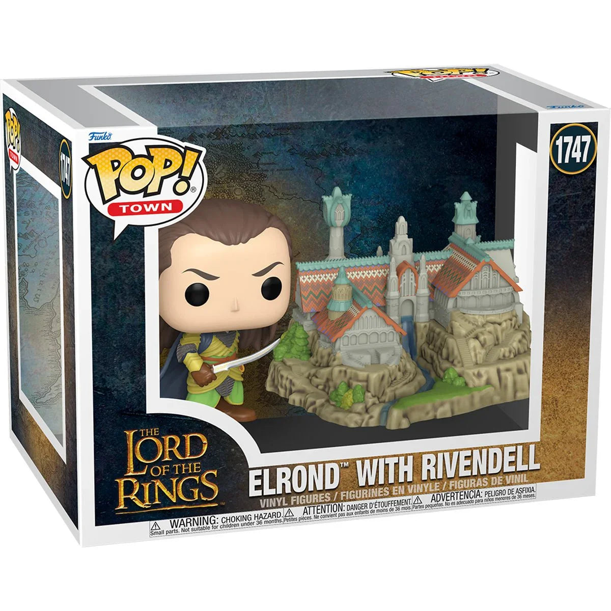 Funko Pop! The Lord of the Rings - Elrond with Rivendell 1747 (Moment)
