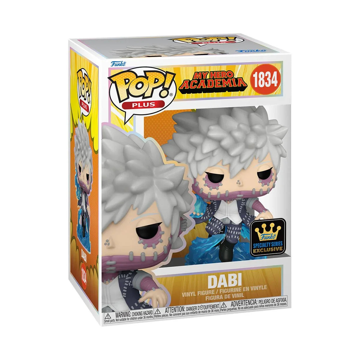 Funko Pop! Anime: My Hero Academia - Dabi 1834 - Specialty Series (PLUS)