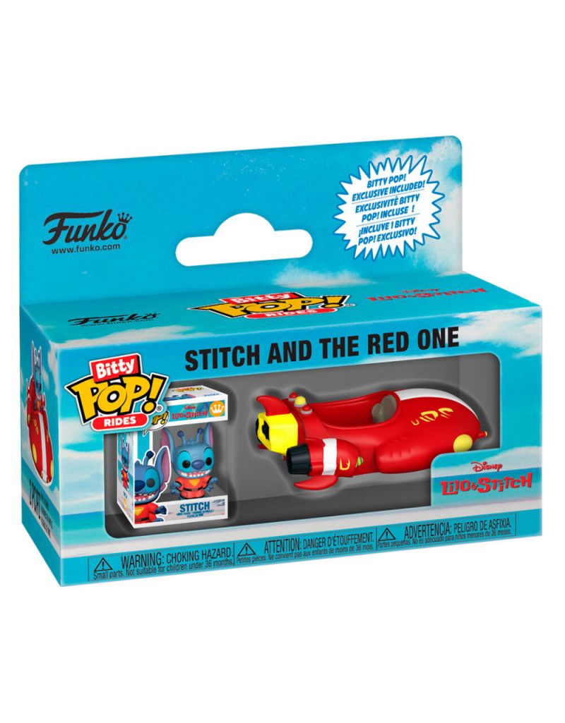 Funko Bitty Pop! Ride: Lilo & Stitch - Stitch and The Red One
