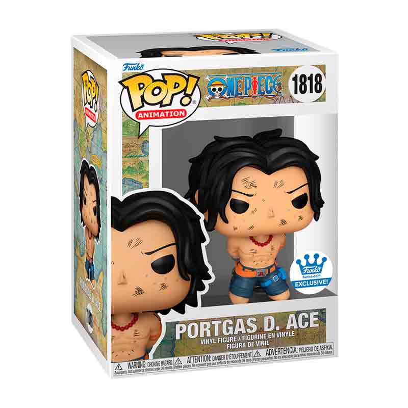 Funko Pop! Anime: One Piece - Portgas D Ace ( Execution ) 1818 - FunkoShop Exclusive
