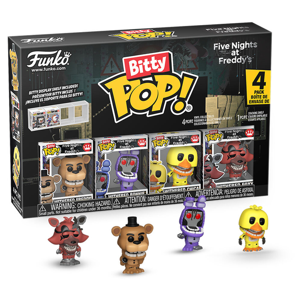 Funko Bitty Pop! Games | Five Nights at Freddy's - 4pack (Whitered)