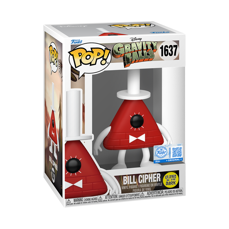 Funko Pop! Disney: Gravity Falls - Bill Cipher 1637 - GITD