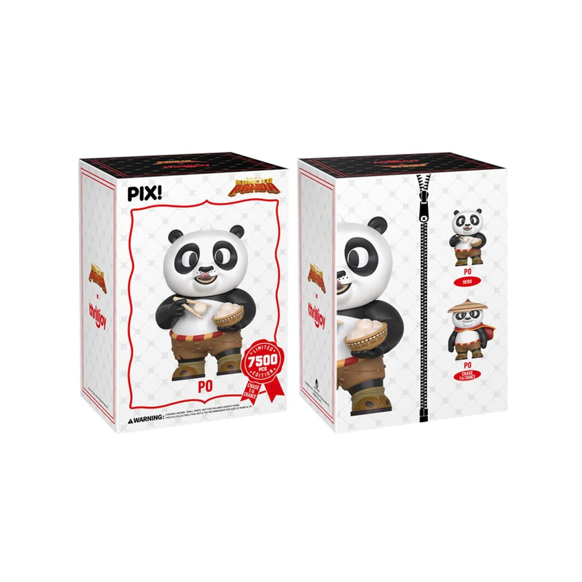 ThrillJoy Pix! Kung Fu Panda - Po with Dumplings (Modelo aleatorio)