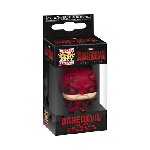 Funko Pocket Pop! Marvel: Daredevil Born Again - Daredevil with Nunchucks Keychain