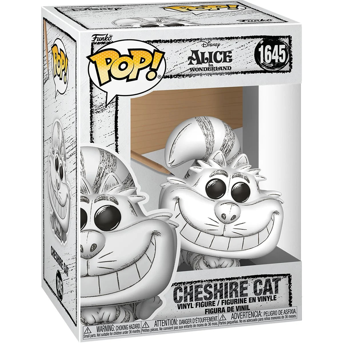Funko Pop! Disney: Alice in Wonderland - Cheshire Cat (Sketched) 1645