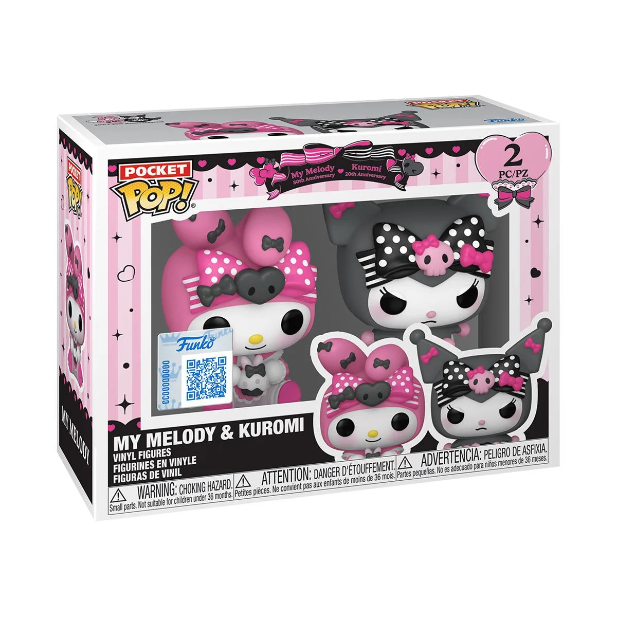 Funko Pop! Keychain! My Melody 50th and Kuromi & 20th Anniversary  - Specialty Series