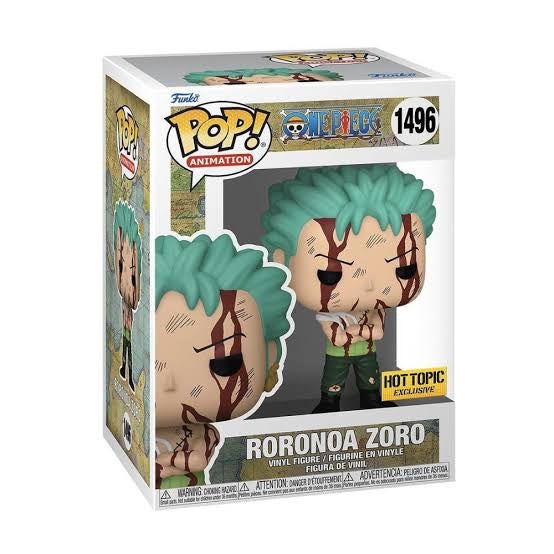 Funko Pop! One Piece - Roronoa Zoro (Nothing Happened) 1496 - Hot Topic Exclusive