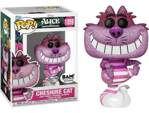 Funko Pop! Disney: Alicia en el Pais de las Maravillas - Cheshire Cat 1059 (Diamond) - Bam Exclusive