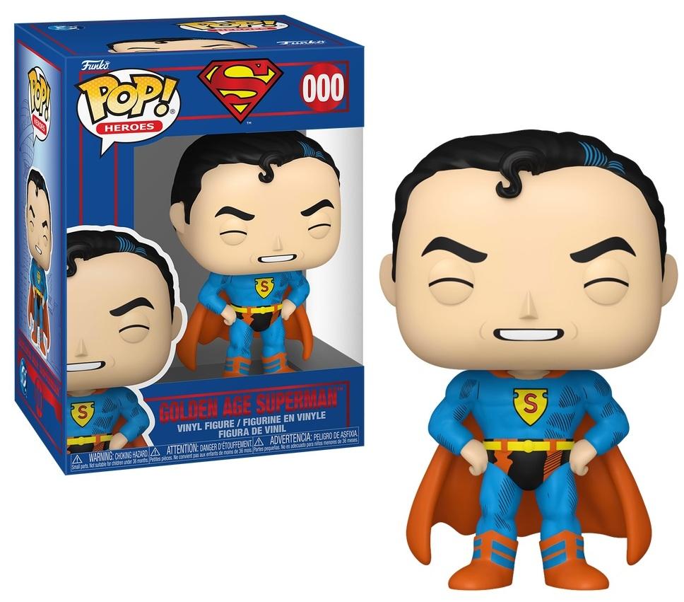 Funko Pop! DC: Comics Shield Through the Ages: Golden Age Superman 000