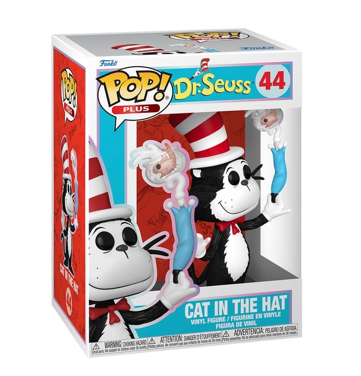 Funko Pop! Animation: Dr. Seuss (El Gato Ensombrerado) - Cat in the Hat 44 (PLUS)