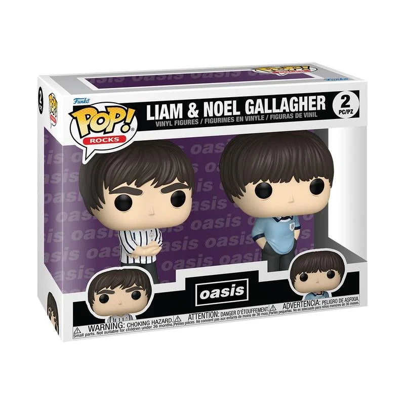 Funko Pop! Rocks: Oasis - Liam and Noel Gallagher 2-Pack