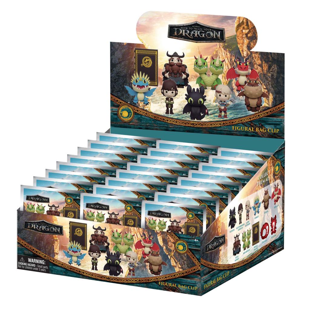 Monogram: Figural Bag Clip | Dreamworks : Como entrenar a tu dragon ( x 1 unidad)