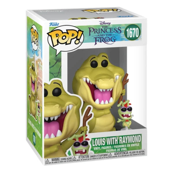 Funko Pop! Disney: Princess and the Frog (La Princesa y el Sapo) - Louis with Raymond 1670
