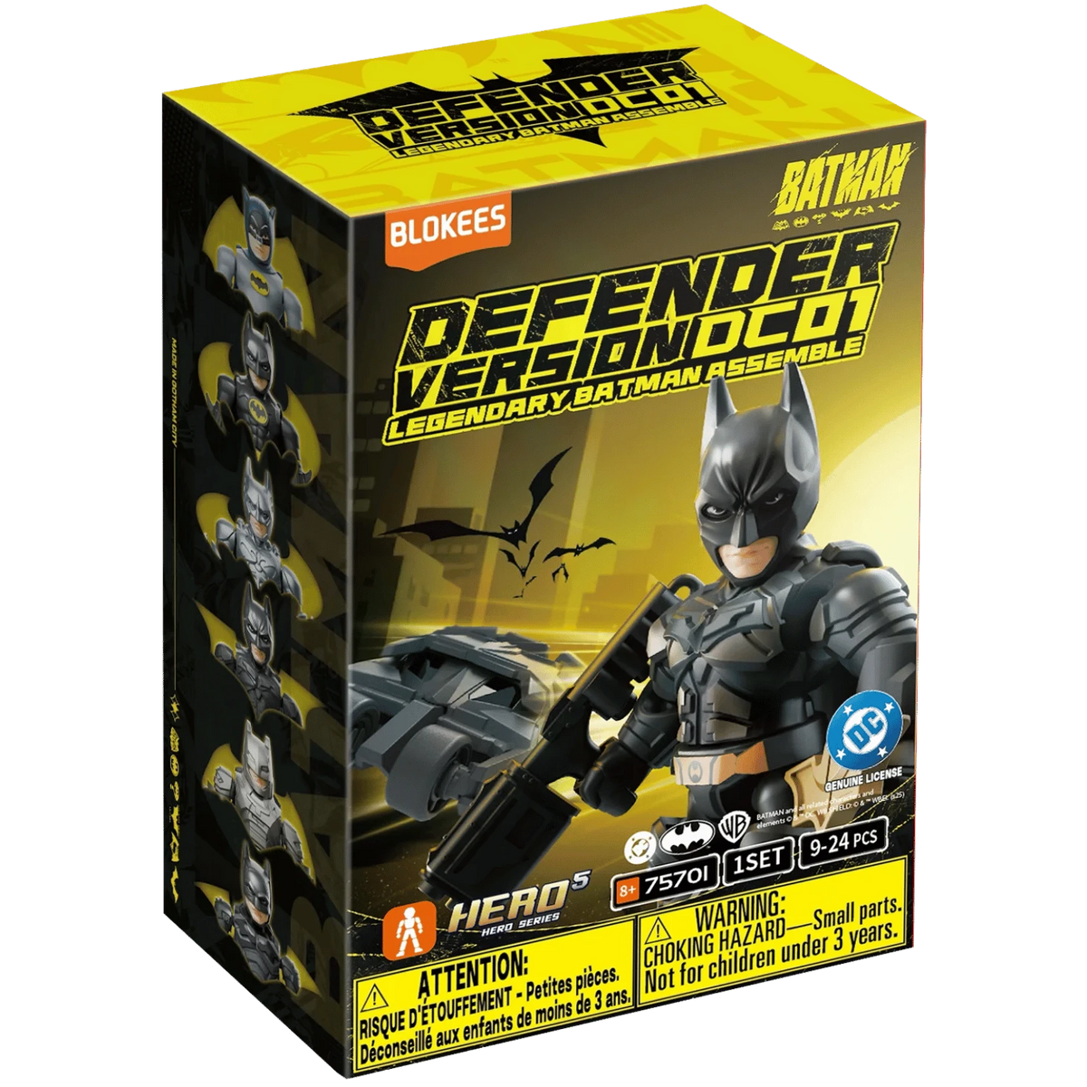 Blokees: DC - Batman Defender Version 01 Blind Box (Caja Misteriosa x 1 unidad)