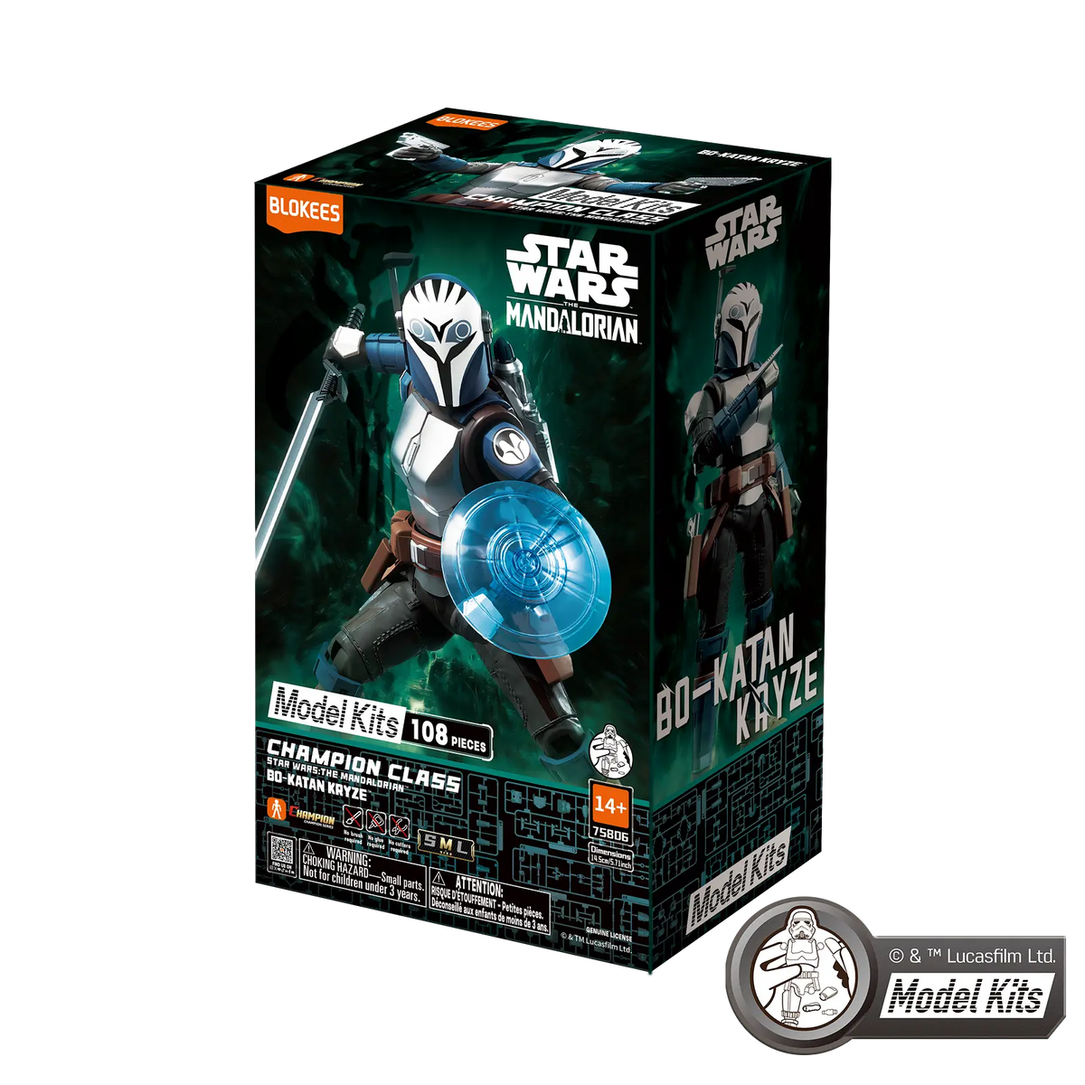 Blokees: Star Wars: The Mandalorian Bo-Katan Kryze Classic Class 06 (Model Kit)