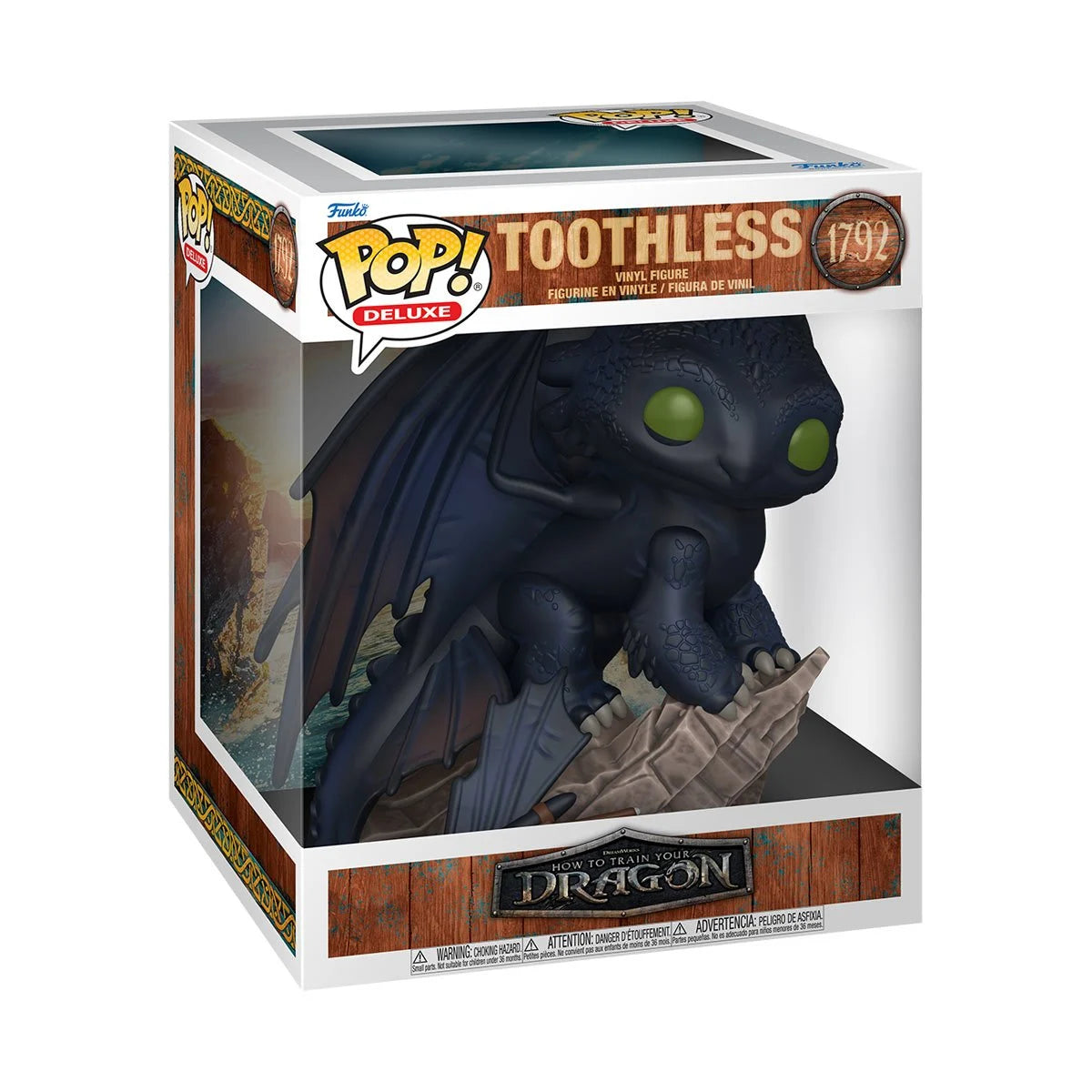 Funko Pop! Movies: How to Train Your Dragon Live Action - Toothless 1792 (Deluxe)