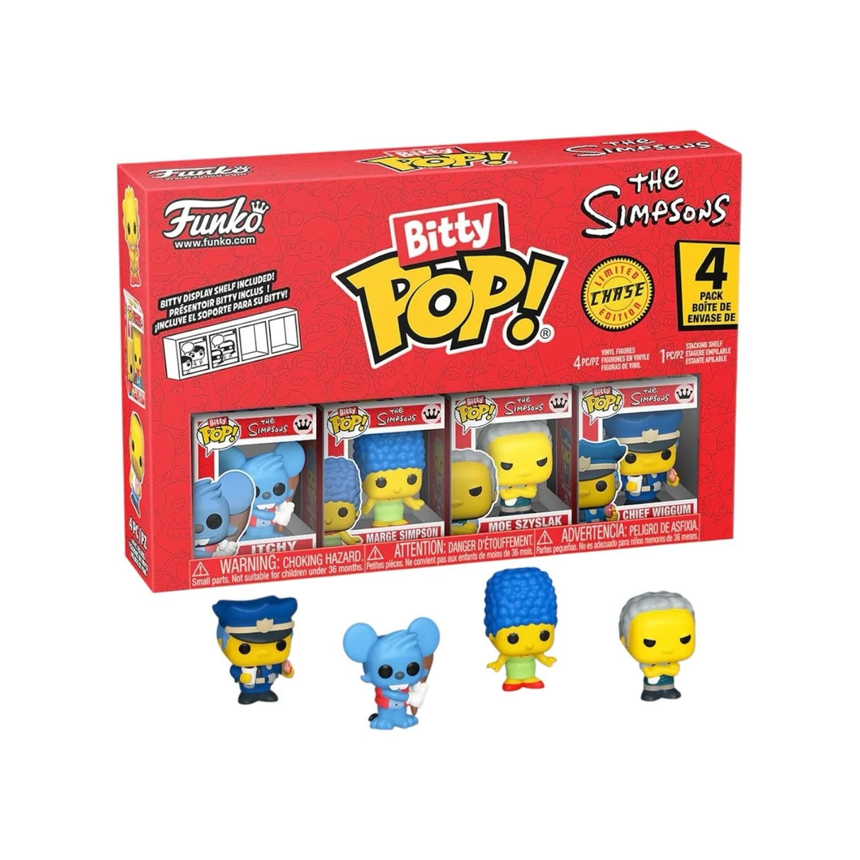 Funko Bitty Pop! Television: The Simpson - 4pack (Itchy)