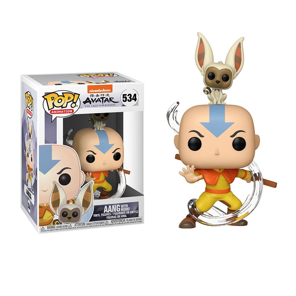 Funko Pop! Anime: Avatar: The Last Airbender - Aang with Momo 534