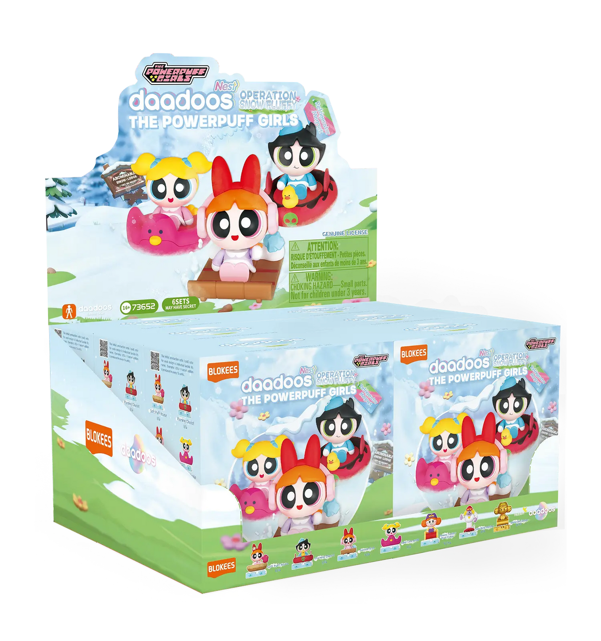 Blokees: The Powerpuff Girls - Daadoos Nest Series - Operation Snow Fluffy - Blind Box (x unidad)