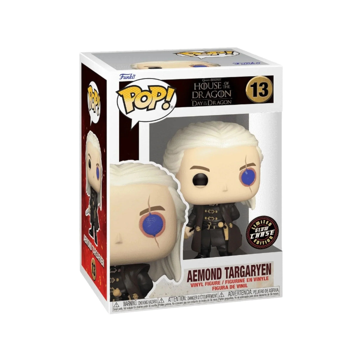 Funko Pop! House of Dragon - Aemond Targaryen 13 - CHASE (Glows in the Dark)