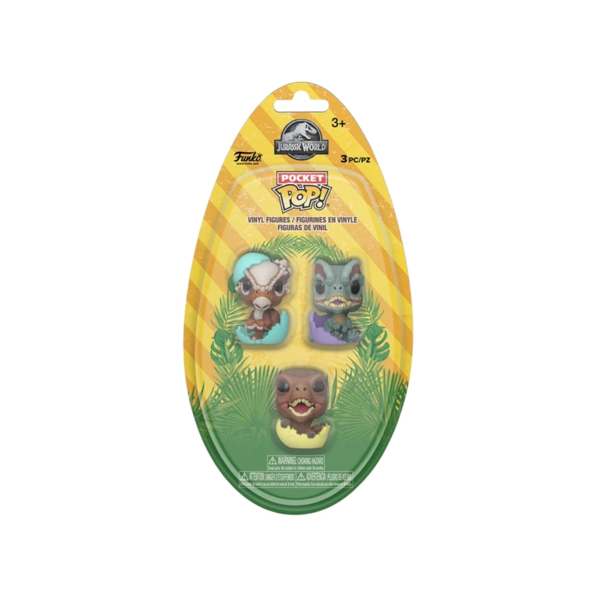 Funko Pocket Pop! Movies: Jurassic Park - Spring Dinos 3-Pack