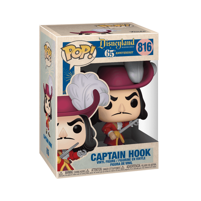 Funko Pop! Disneyland Resort: 65th Anniversary - Captain Hook 816