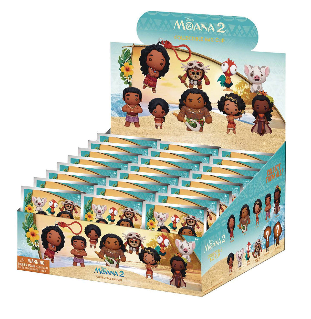 Monogram: Figural Bag Clip - Disney - Moana 2 (Blind Bag) (1 unidad)