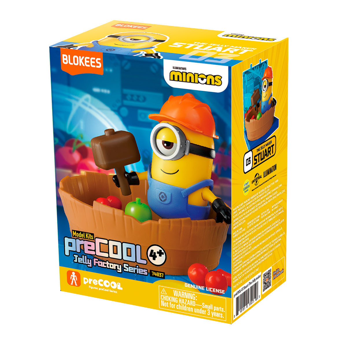 Blokees - Minions: Minions Mini Model Caja Misteriosa x1 (The Jelly Taster KEVIN)