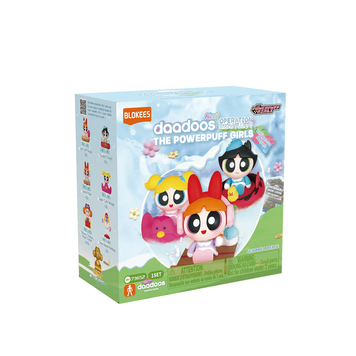 Blokees: The Powerpuff Girls - Daadoos Nest Series - Operation Snow Fluffy - Blind Box (x unidad)