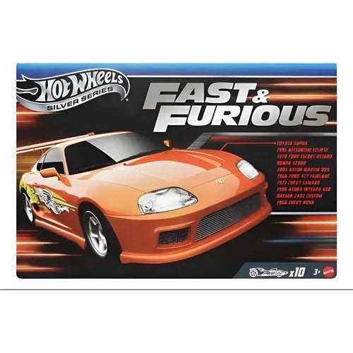 Hot Wheels Silver Series: Fast & Furious (10 Pack)