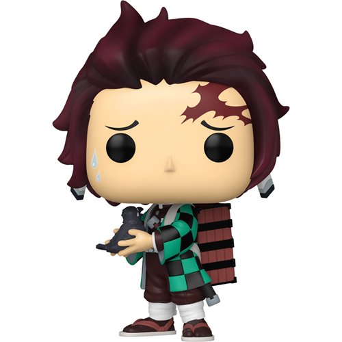 Funko Pop! Anime: Demon Slayer - Tanjiro Kamado with Crow 2213 (Specialty Series)