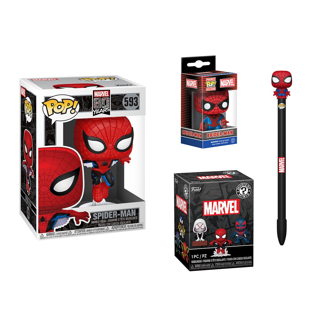 Funko Bundle! Marvel: Spider-Man Bundle Box (4 piezas)