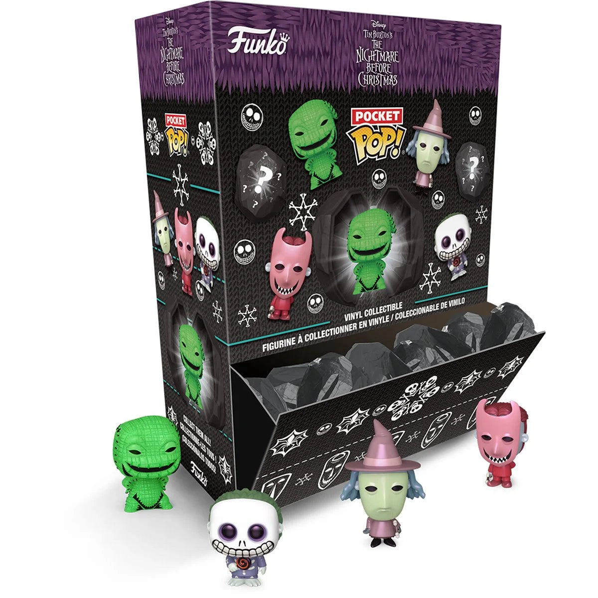 The Nightmare Before Christmas Coal Funko Pocket Pop! Mini-Figure Display Case of 12