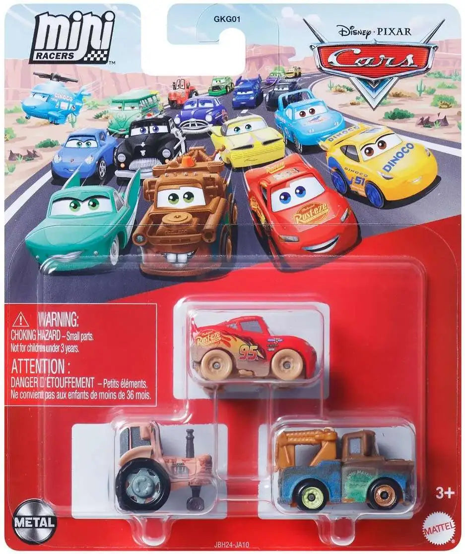 Mattel: Disney Cars Mini 3 Pack - Tractor Trippin