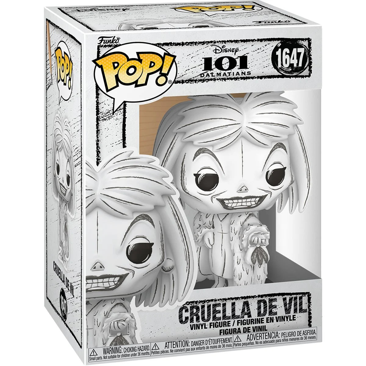 Funko Pop! Disney: 101 Dalmatians - Cruella De Vil (Sketched) 1647