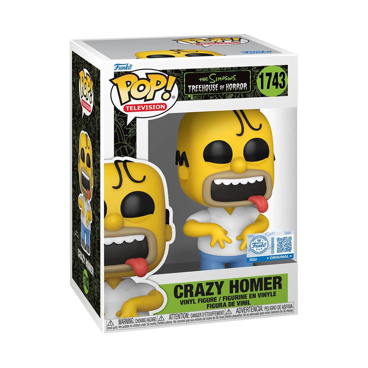 Funko Pop! Television: The Simpsons: Treehouse of Horror - Crazy Homer 1743 - Specialty Series