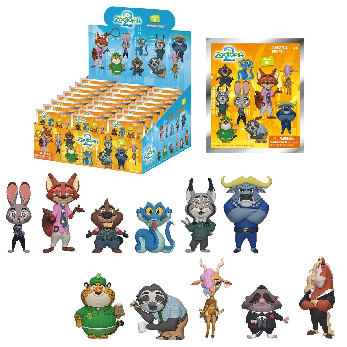 Monogram: Bag Clip (Blind Bag) | Disney - Zootopia 2 (x 1 unidad)