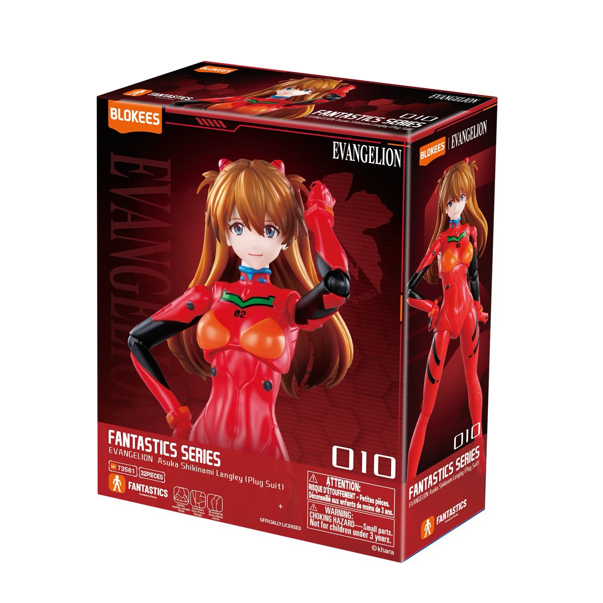Blokees: Evangelion - Asuka Shikinami Langley Plug Suit (Model Kit)
